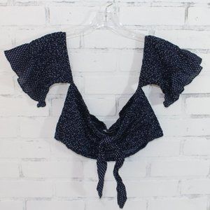 Cotton Candy LA Off the Shoulder Polka Dot Top